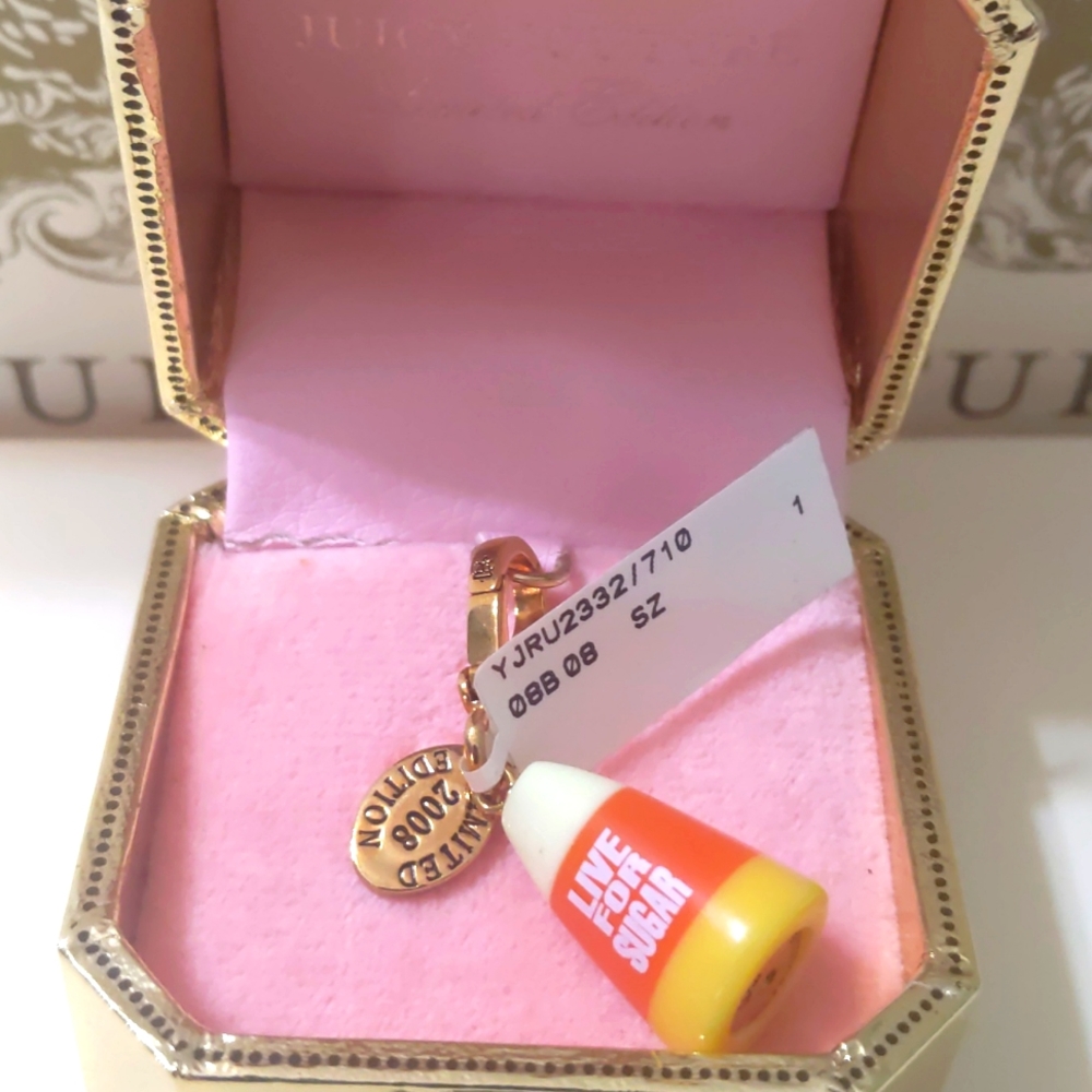 Juicy Couture Gold and Yellow Charm